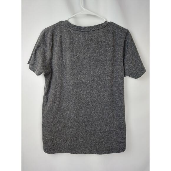 Ariat Women's Tulip Tee Pink Flower Embroidered Heather Gray Size L - Picture 5 of 7